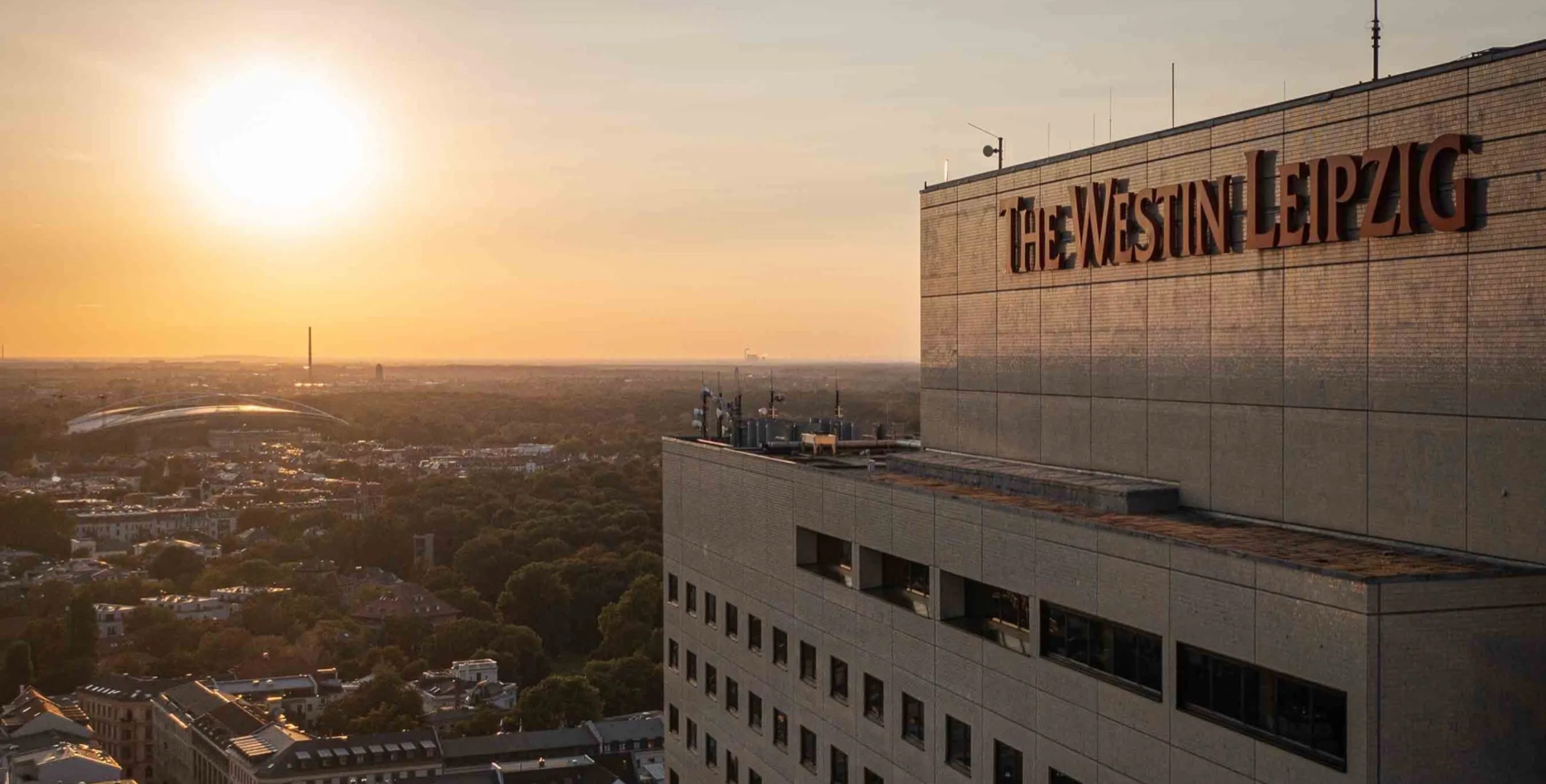 THE WESTIN Leipzig über den Dächern der Stadt